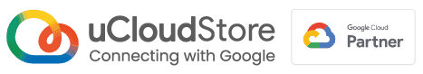 Logo viejo en gris de uCloudStore, ahora uCloud