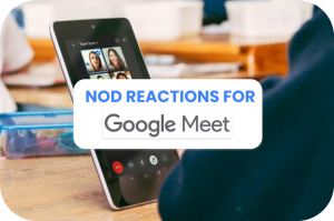 nod reactions for google meet